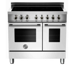 BERTAZZONI  Professional 90 W90INDMFEBI Electric Induction Range Cooker - Pure White